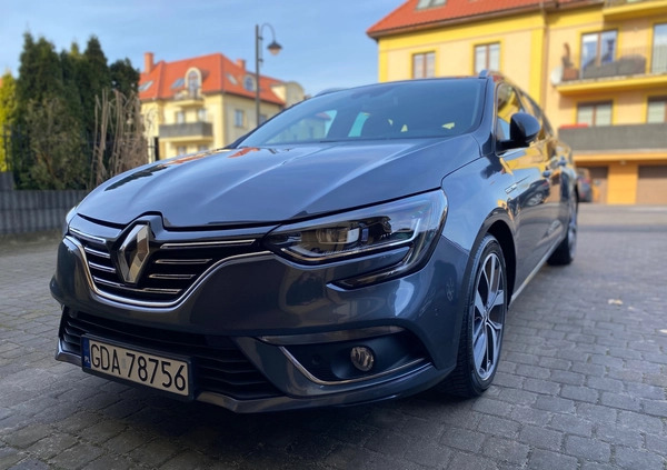 Renault Megane cena 57000 przebieg: 102000, rok produkcji 2017 z Lubniewice małe 704